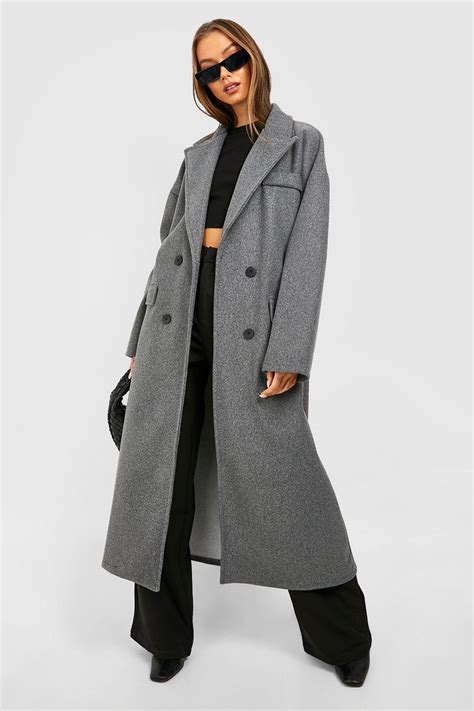 oversized double breasted coat.